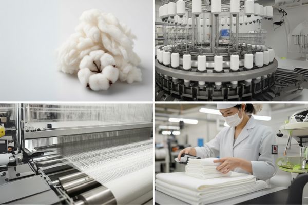 Custom towel production process