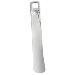 Logo Baskılı Beyaz Ayakkabı Çekeceği 14 cm