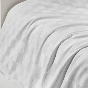 Çift Kişilik Lüks Damalı Pike - 200x230 cm