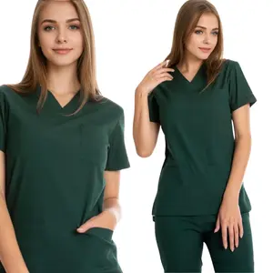 Ameliyathane Cerrahi Takımı - Kadın, Renk: Yeşil, Beden & Boyut: Medium