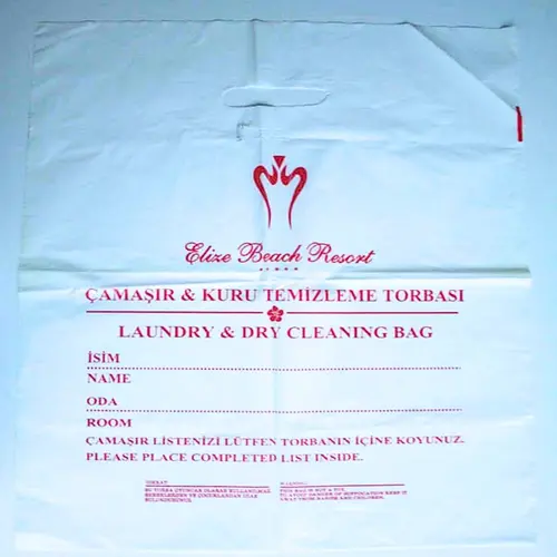 Logo Baskılı 40x55 cm Çamaşır Poşeti 65 Gr