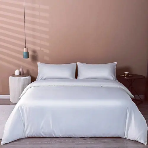 Lumbuz Serisi 120 Tel Çift Kişilik Düz Saten Nevresim Takımı