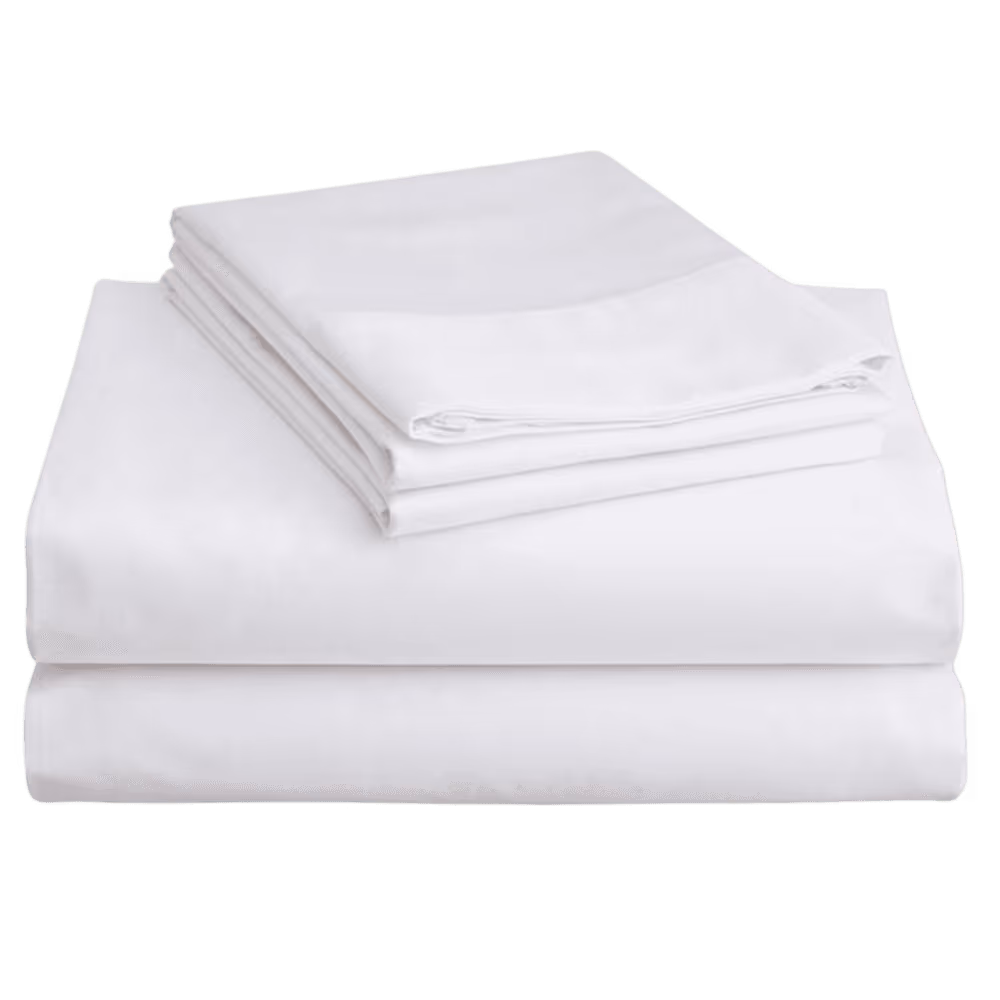 Orsa Serisi 57 Tel Nevresim - (Sadece Nevresim) - %100 Pamuk - 200x220 cm / Beyaz