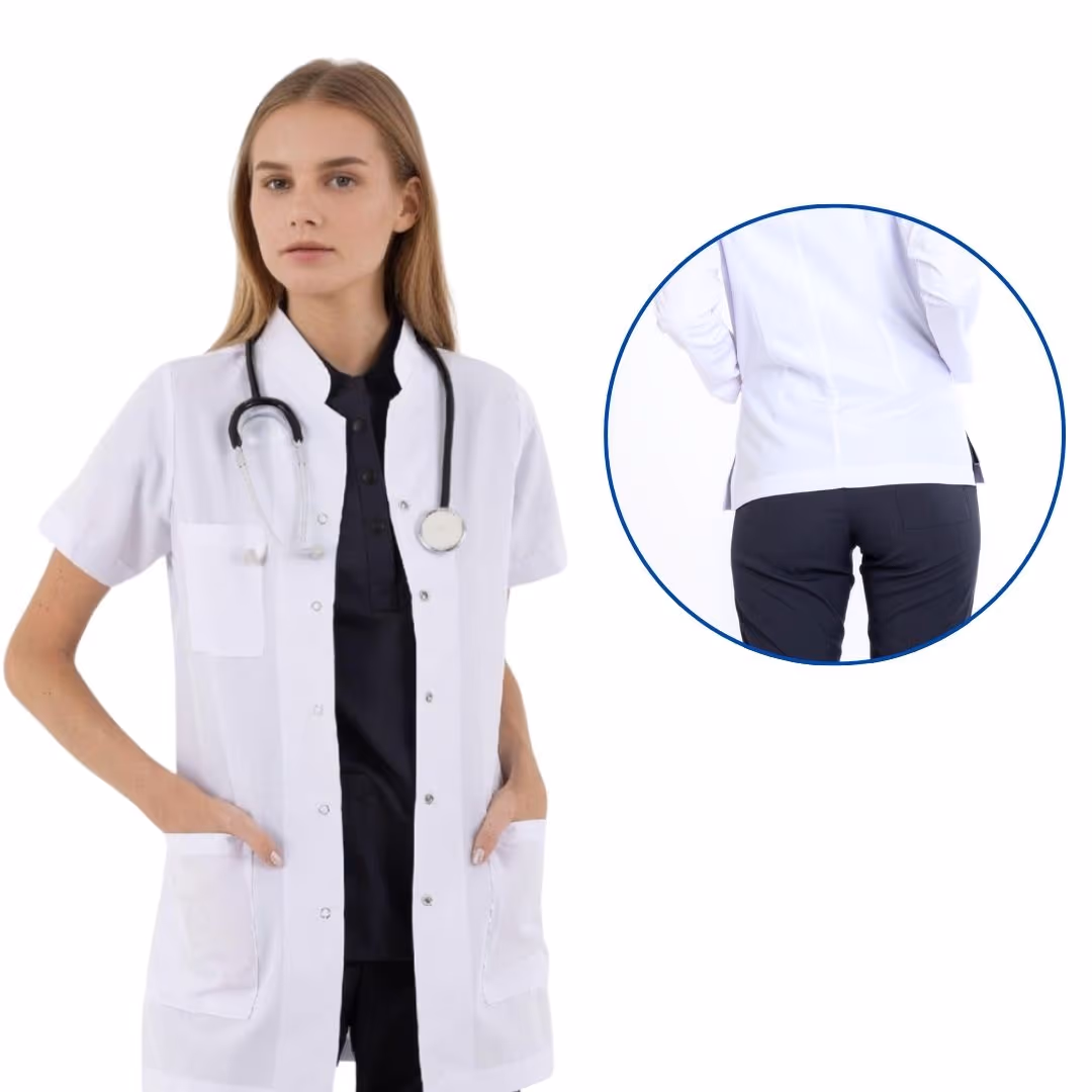 Normal Boy, Uzun Kollu, Klasik Yaka Doktor Önlüğü