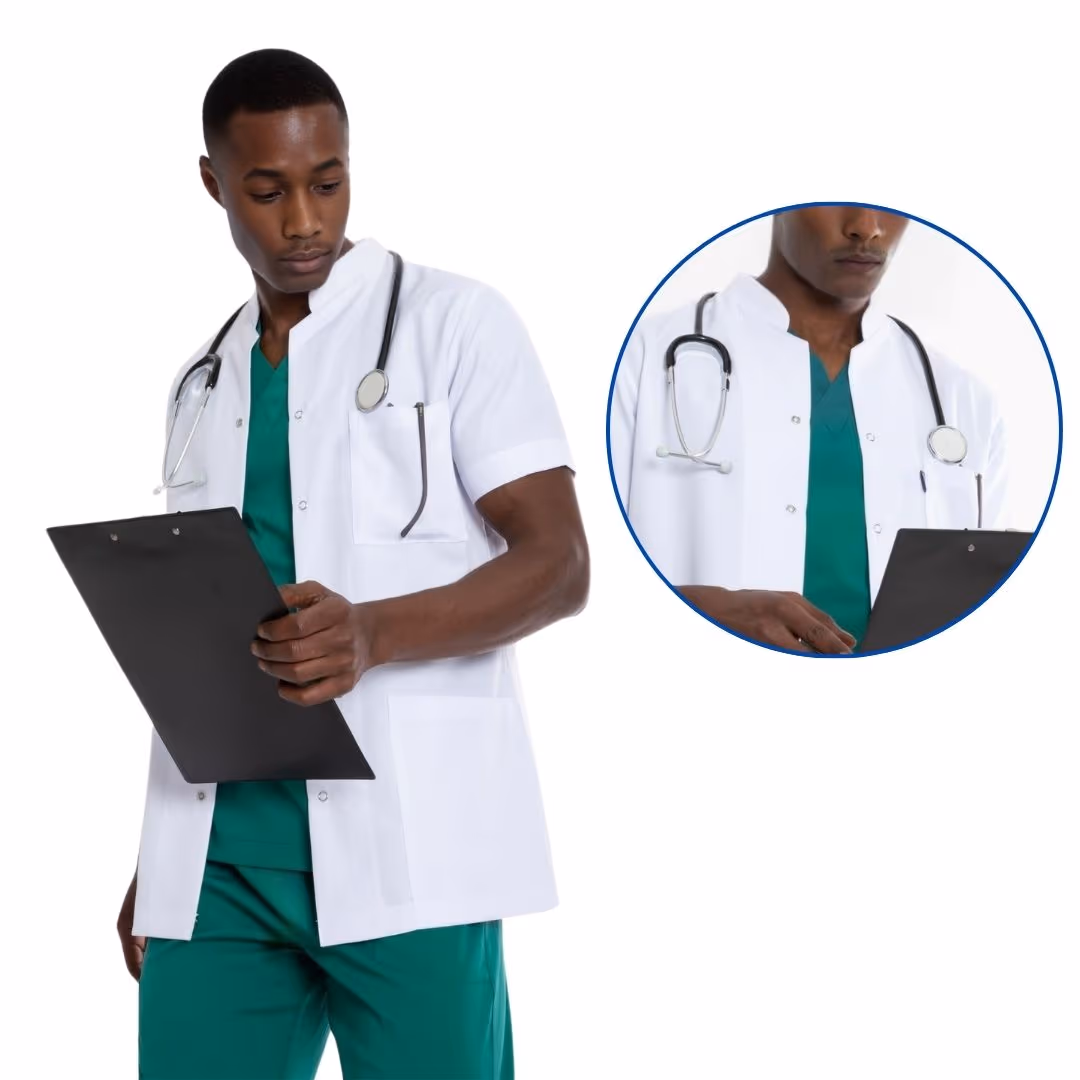 Kısa Boy, Kısa Kollu, Hakim Yakalı Doktor Önlüğü